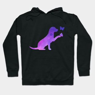 Astral Dog and Butterflies Hoodie